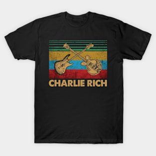 Graphic Proud Rich Name Guitars Birthday 70s 80s 90s T-Shirt